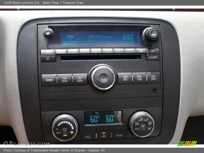 Black Onyx / Titanium Gray 2006 Buick Lucerne CXL