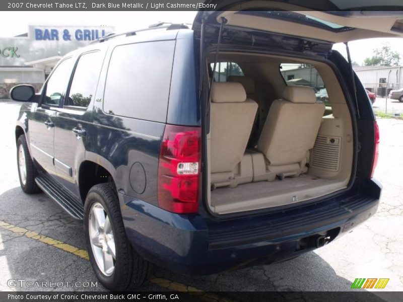 Dark Blue Metallic / Light Cashmere/Ebony 2007 Chevrolet Tahoe LTZ