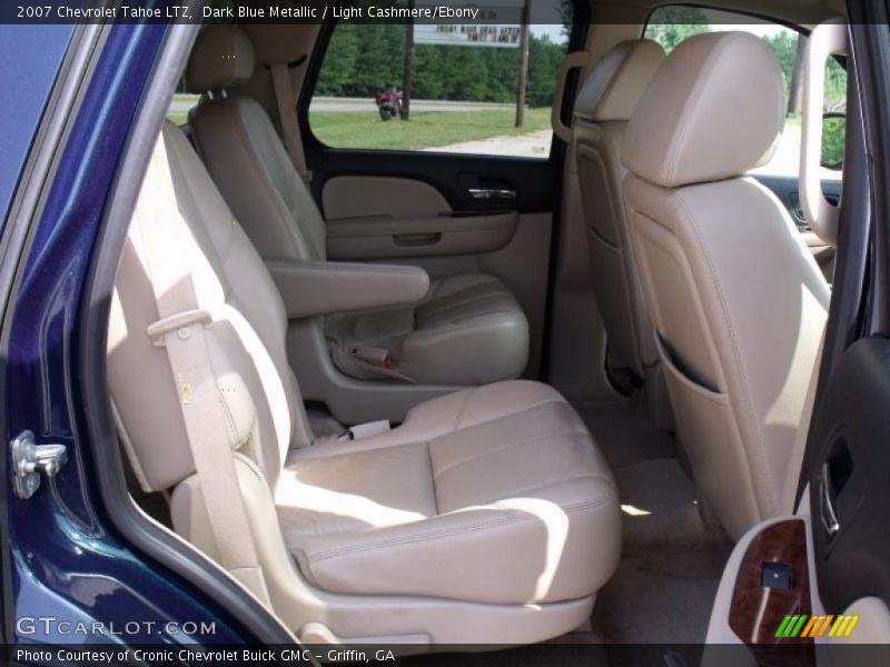 Dark Blue Metallic / Light Cashmere/Ebony 2007 Chevrolet Tahoe LTZ