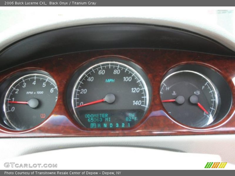 Black Onyx / Titanium Gray 2006 Buick Lucerne CXL