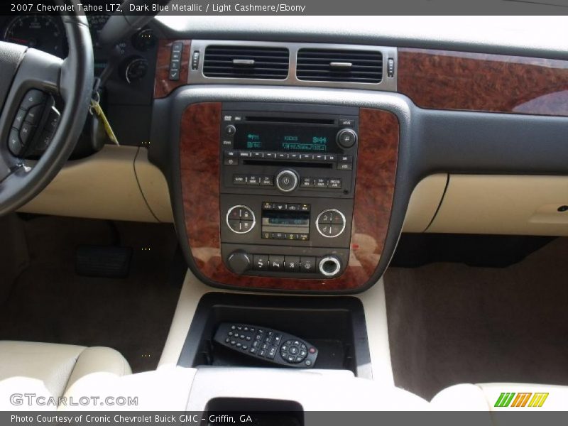 Dark Blue Metallic / Light Cashmere/Ebony 2007 Chevrolet Tahoe LTZ