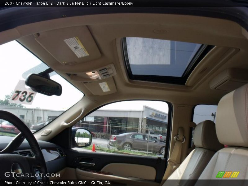 Dark Blue Metallic / Light Cashmere/Ebony 2007 Chevrolet Tahoe LTZ