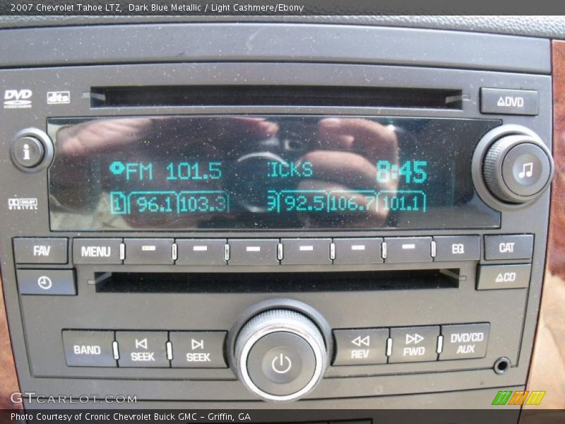 Dark Blue Metallic / Light Cashmere/Ebony 2007 Chevrolet Tahoe LTZ
