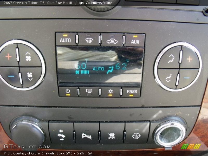 Dark Blue Metallic / Light Cashmere/Ebony 2007 Chevrolet Tahoe LTZ