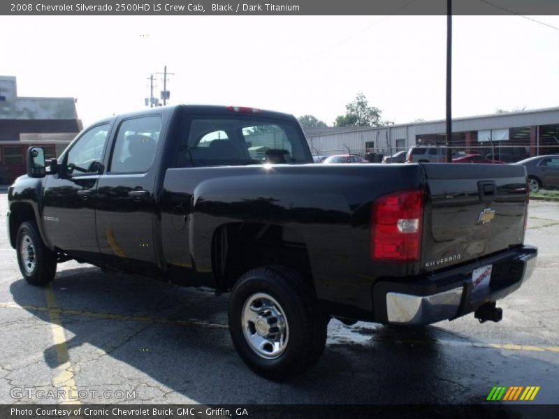 Black / Dark Titanium 2008 Chevrolet Silverado 2500HD LS Crew Cab