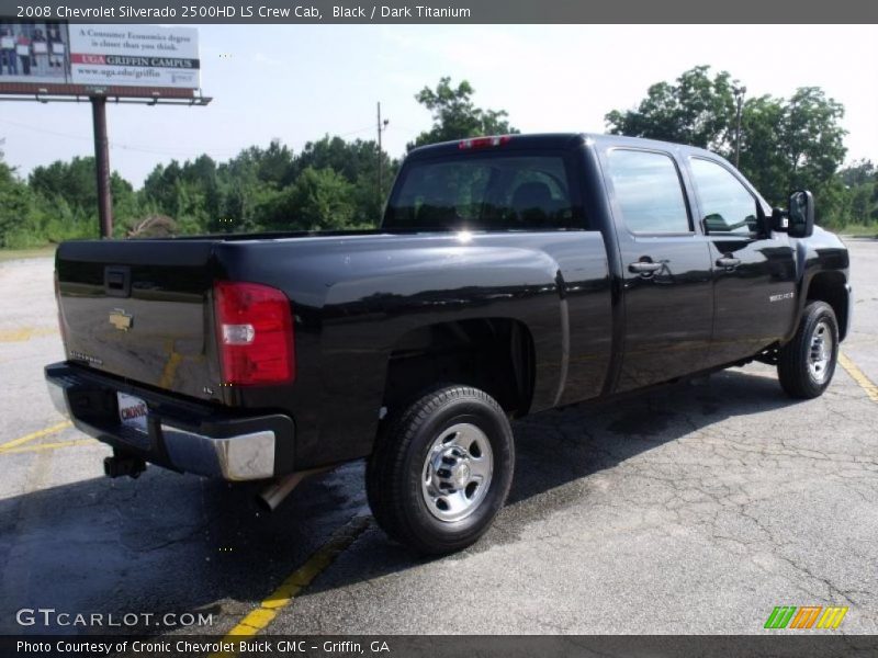 Black / Dark Titanium 2008 Chevrolet Silverado 2500HD LS Crew Cab