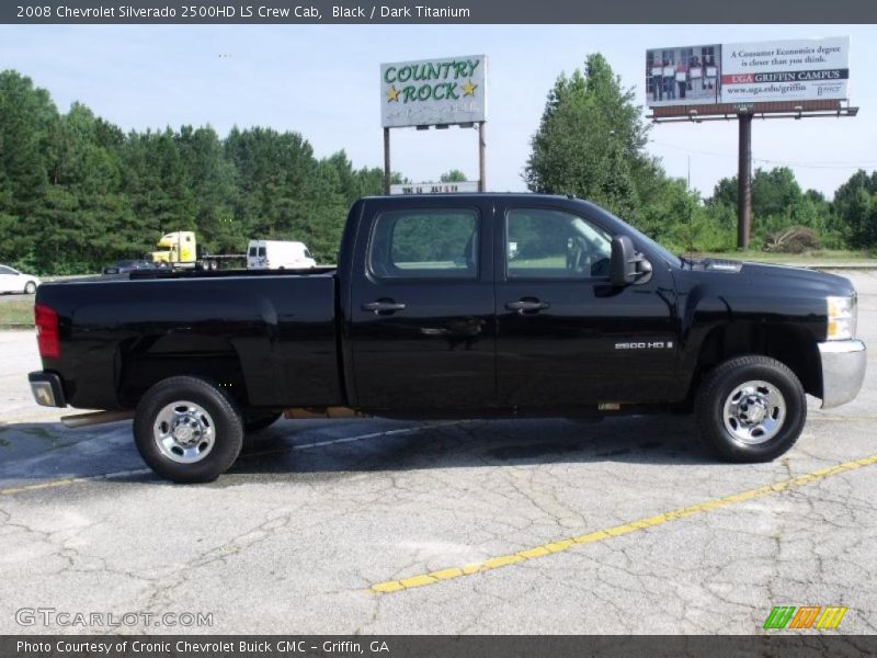 Black / Dark Titanium 2008 Chevrolet Silverado 2500HD LS Crew Cab