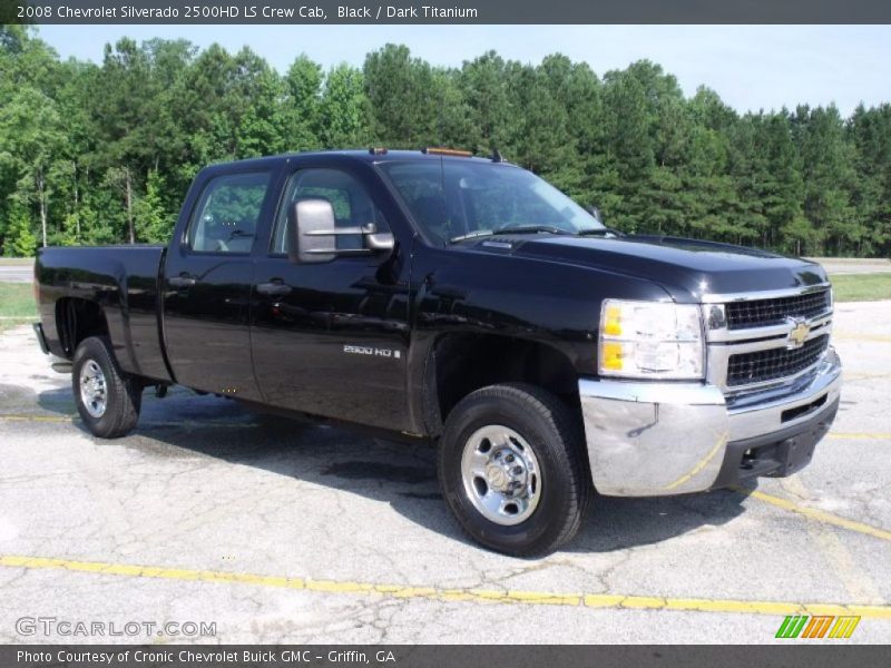 Black / Dark Titanium 2008 Chevrolet Silverado 2500HD LS Crew Cab