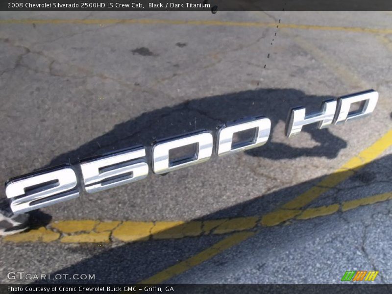Black / Dark Titanium 2008 Chevrolet Silverado 2500HD LS Crew Cab