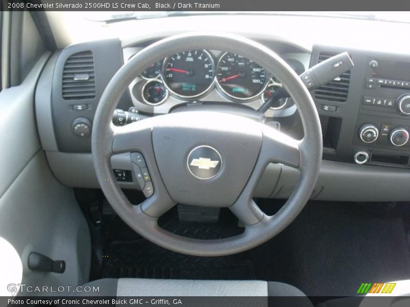 Black / Dark Titanium 2008 Chevrolet Silverado 2500HD LS Crew Cab