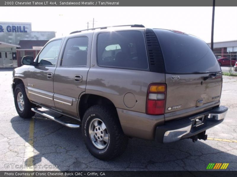 Sandalwood Metallic / Tan/Neutral 2003 Chevrolet Tahoe LT 4x4
