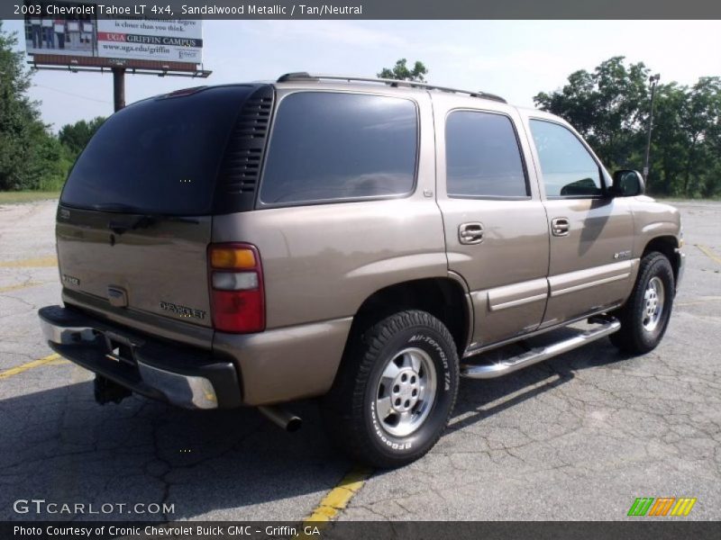 Sandalwood Metallic / Tan/Neutral 2003 Chevrolet Tahoe LT 4x4