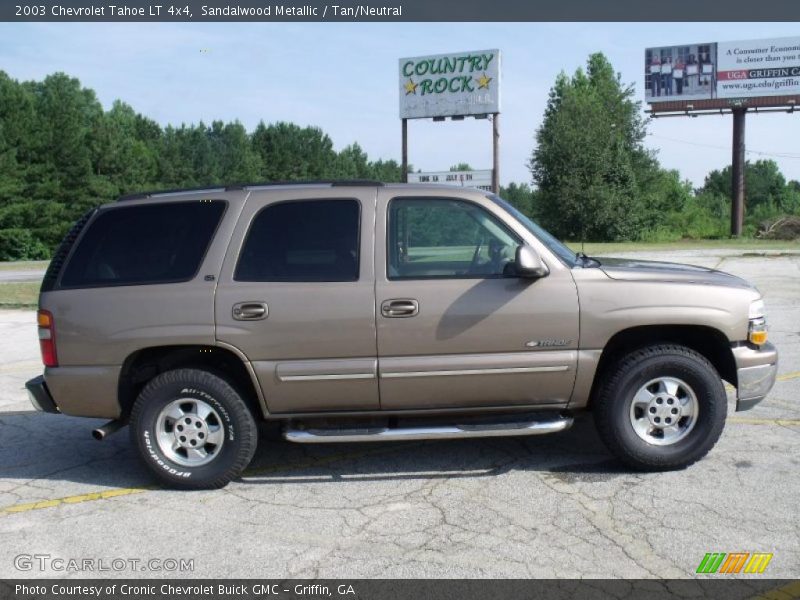 Sandalwood Metallic / Tan/Neutral 2003 Chevrolet Tahoe LT 4x4