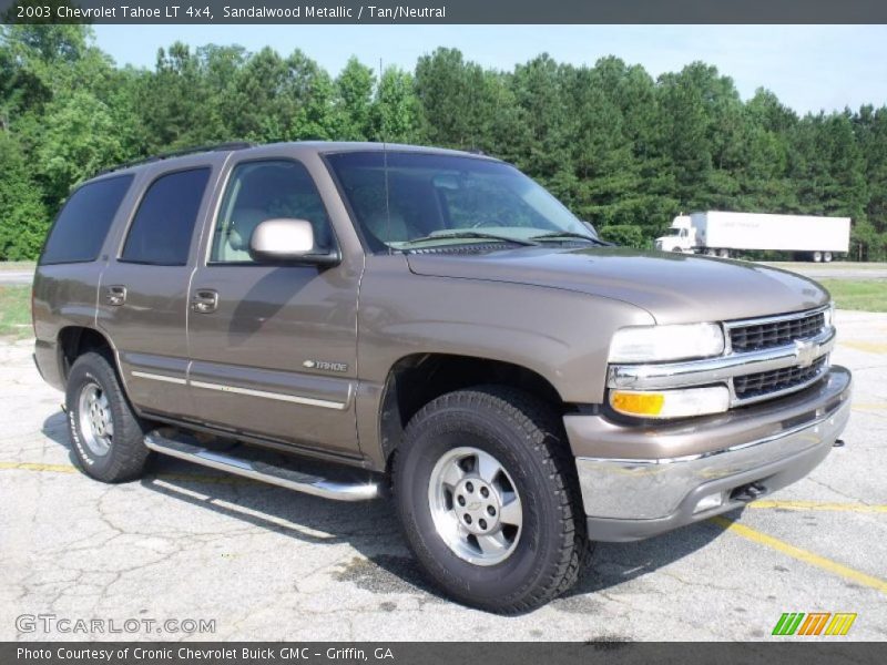 Sandalwood Metallic / Tan/Neutral 2003 Chevrolet Tahoe LT 4x4
