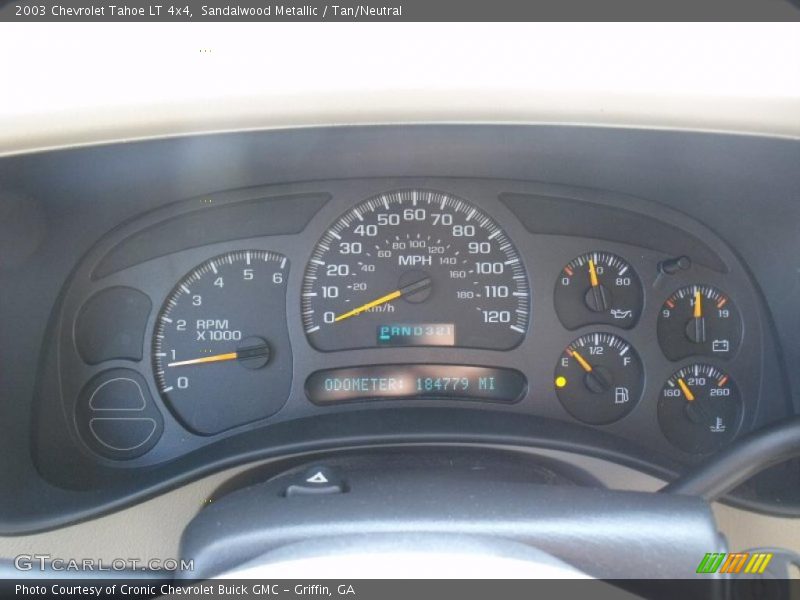 Sandalwood Metallic / Tan/Neutral 2003 Chevrolet Tahoe LT 4x4