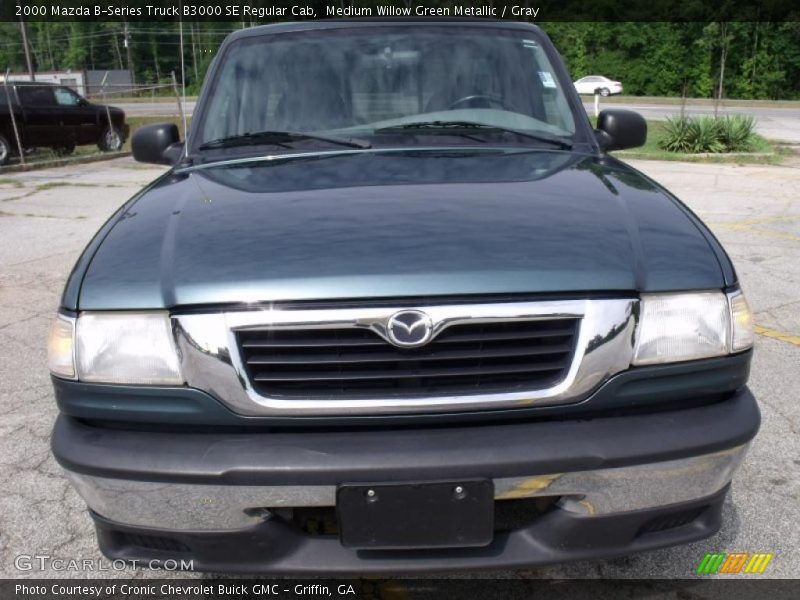 Medium Willow Green Metallic / Gray 2000 Mazda B-Series Truck B3000 SE Regular Cab