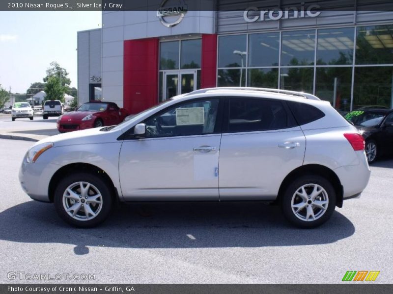 Silver Ice / Gray 2010 Nissan Rogue SL