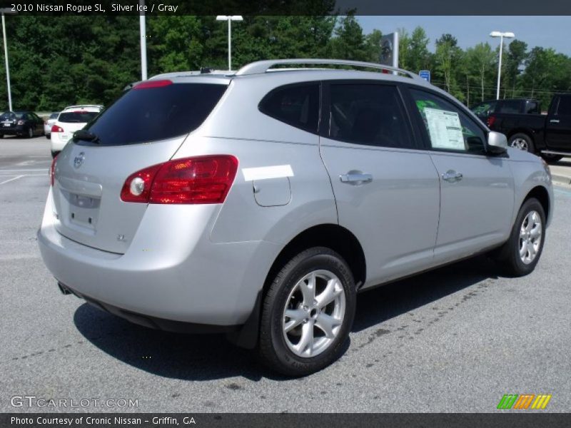 Silver Ice / Gray 2010 Nissan Rogue SL