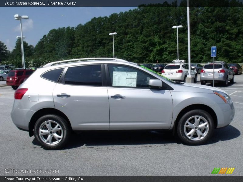 Silver Ice / Gray 2010 Nissan Rogue SL