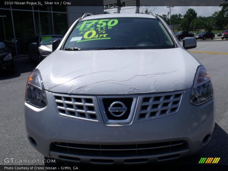 Silver Ice / Gray 2010 Nissan Rogue SL
