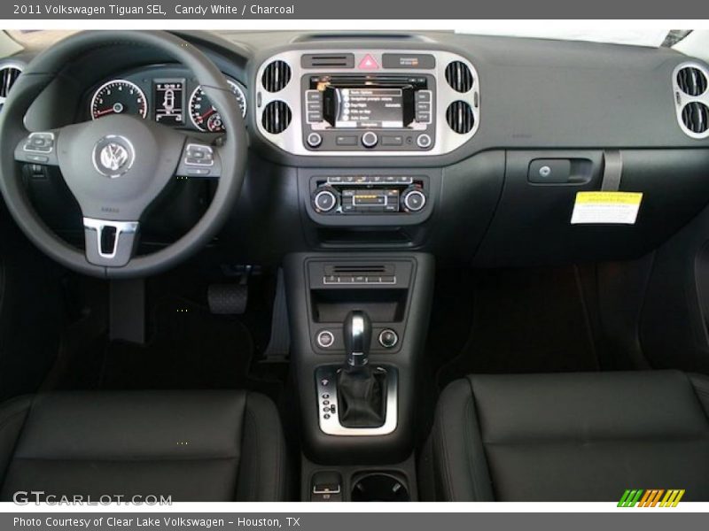 Candy White / Charcoal 2011 Volkswagen Tiguan SEL