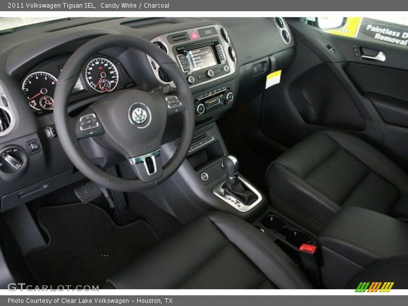 Candy White / Charcoal 2011 Volkswagen Tiguan SEL