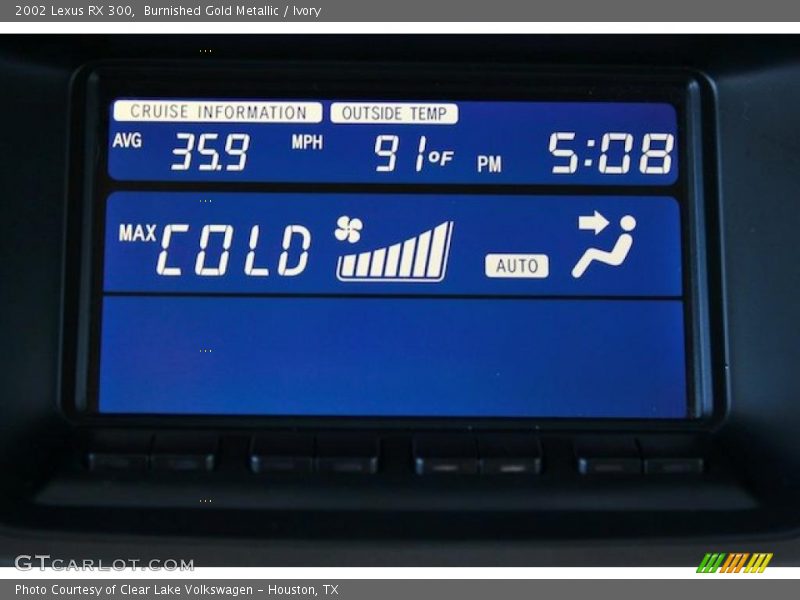 Burnished Gold Metallic / Ivory 2002 Lexus RX 300