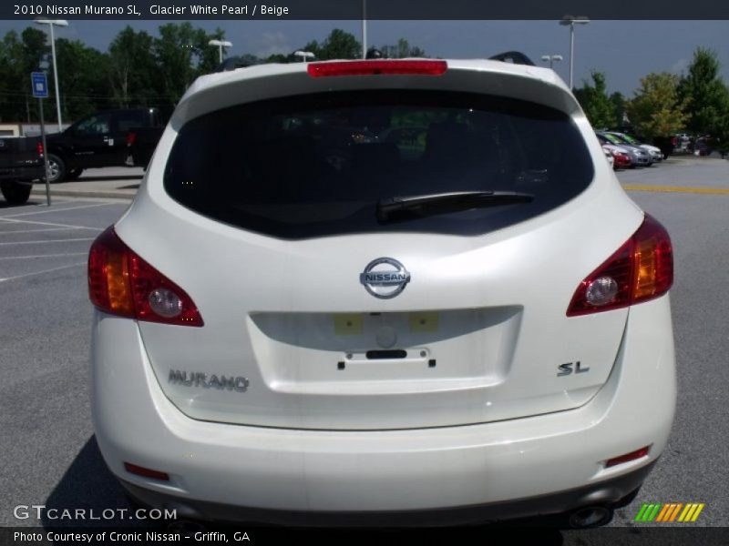 Glacier White Pearl / Beige 2010 Nissan Murano SL