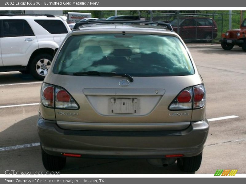 Burnished Gold Metallic / Ivory 2002 Lexus RX 300