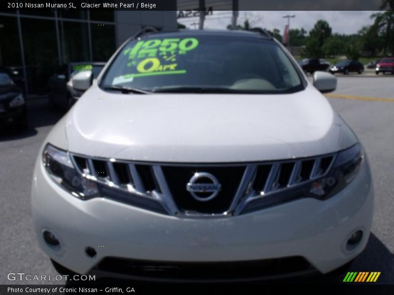 Glacier White Pearl / Beige 2010 Nissan Murano SL