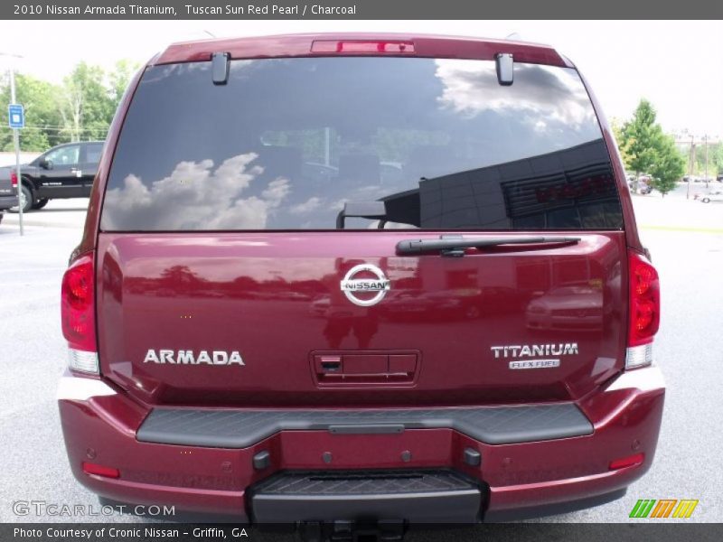 Tuscan Sun Red Pearl / Charcoal 2010 Nissan Armada Titanium