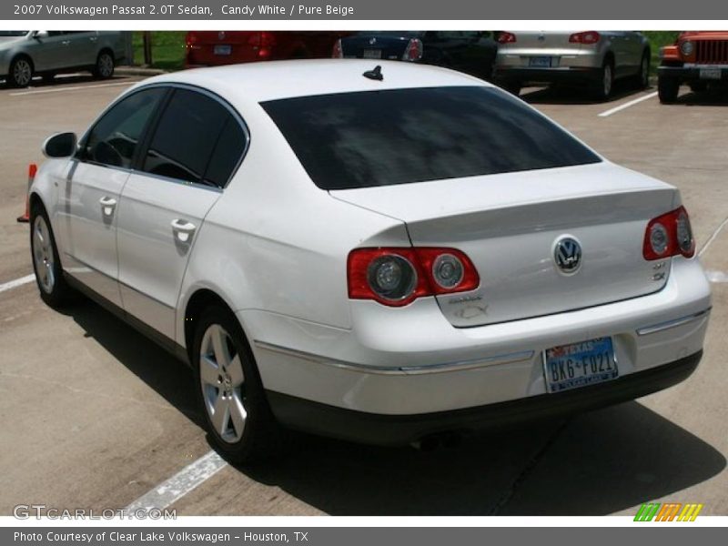 Candy White / Pure Beige 2007 Volkswagen Passat 2.0T Sedan