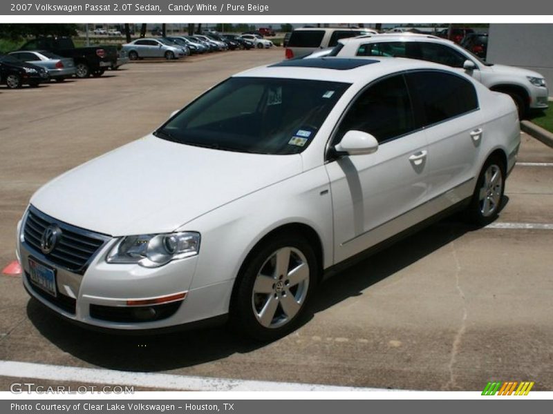 Candy White / Pure Beige 2007 Volkswagen Passat 2.0T Sedan