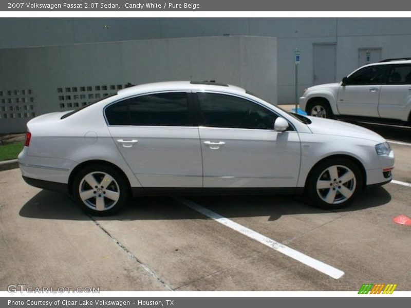 Candy White / Pure Beige 2007 Volkswagen Passat 2.0T Sedan