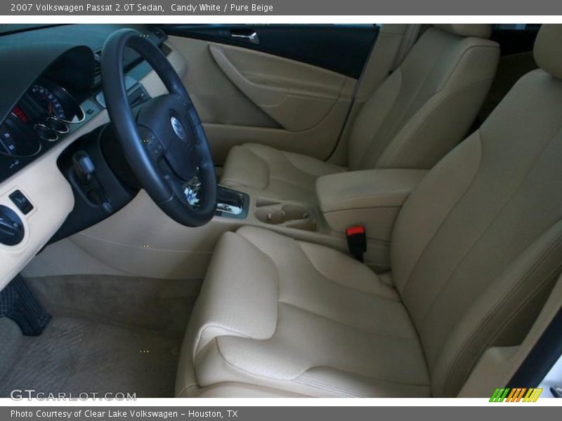 Candy White / Pure Beige 2007 Volkswagen Passat 2.0T Sedan