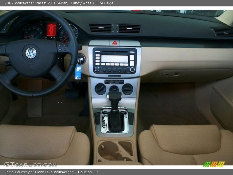 Candy White / Pure Beige 2007 Volkswagen Passat 2.0T Sedan