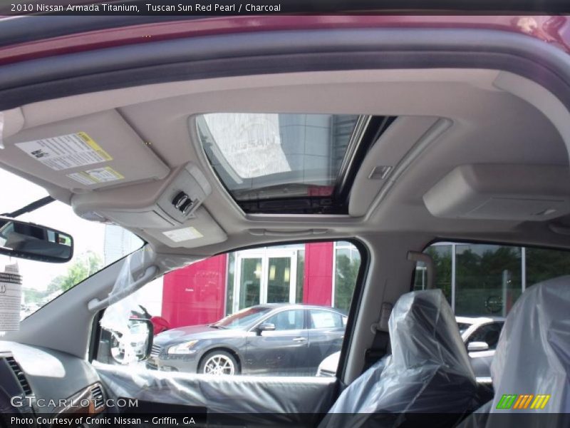 Tuscan Sun Red Pearl / Charcoal 2010 Nissan Armada Titanium