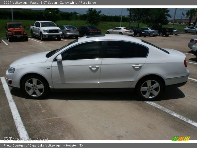 Candy White / Pure Beige 2007 Volkswagen Passat 2.0T Sedan