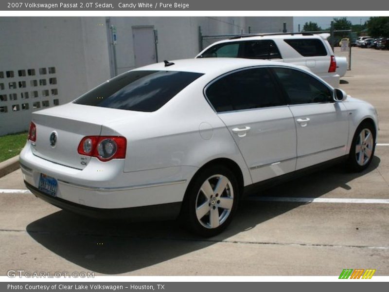 Candy White / Pure Beige 2007 Volkswagen Passat 2.0T Sedan