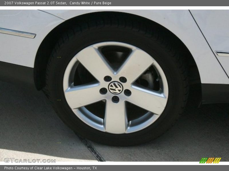 Candy White / Pure Beige 2007 Volkswagen Passat 2.0T Sedan