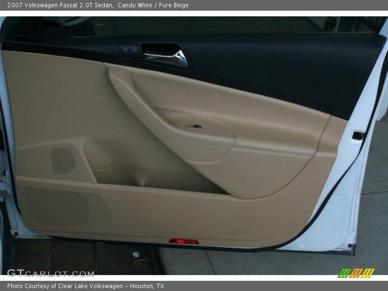 Candy White / Pure Beige 2007 Volkswagen Passat 2.0T Sedan
