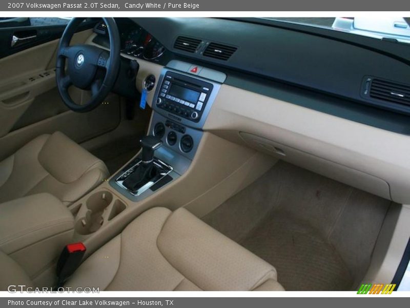 Candy White / Pure Beige 2007 Volkswagen Passat 2.0T Sedan