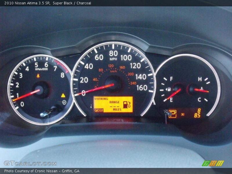 Super Black / Charcoal 2010 Nissan Altima 3.5 SR