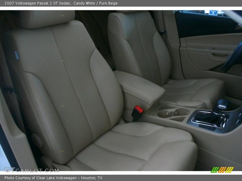 Candy White / Pure Beige 2007 Volkswagen Passat 2.0T Sedan