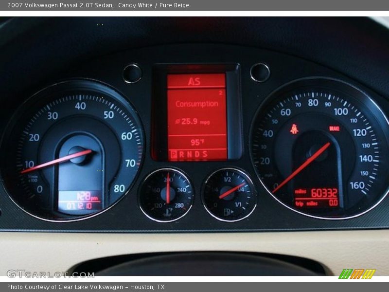 Candy White / Pure Beige 2007 Volkswagen Passat 2.0T Sedan