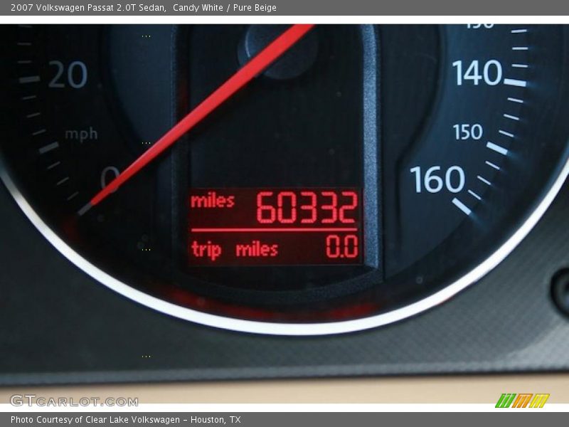 Candy White / Pure Beige 2007 Volkswagen Passat 2.0T Sedan