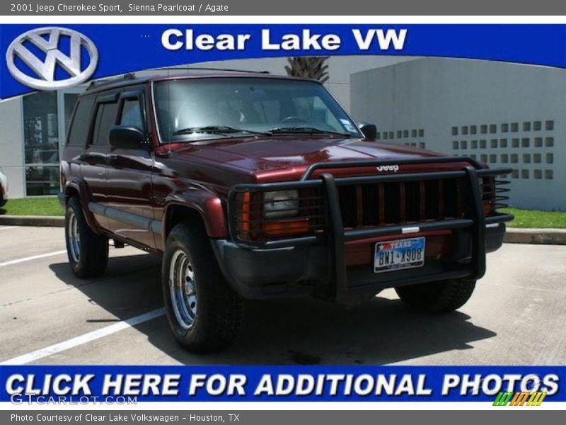 Sienna Pearlcoat / Agate 2001 Jeep Cherokee Sport