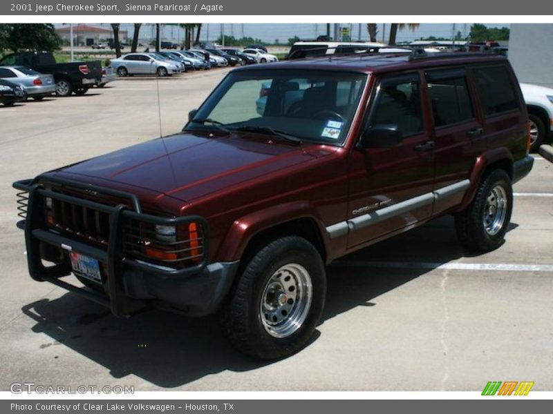 Sienna Pearlcoat / Agate 2001 Jeep Cherokee Sport