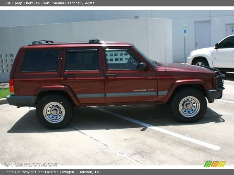 Sienna Pearlcoat / Agate 2001 Jeep Cherokee Sport