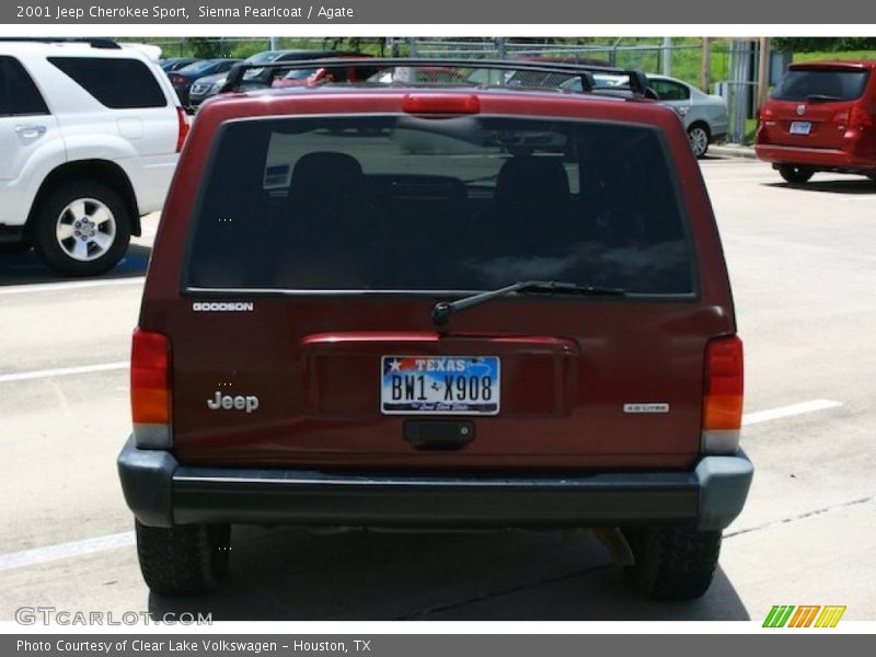 Sienna Pearlcoat / Agate 2001 Jeep Cherokee Sport